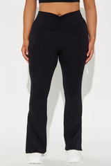 Pilates Girl Active Flare Pant - Black