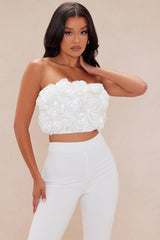 Anna Rose Pant Set - White