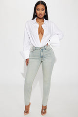 Aria Sculpting Skinny Jeans - Light Wash