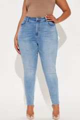 Just Right Sculpting Stretch Skinny Jeans - Medium Wash