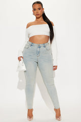 Aria Sculpting Skinny Jeans - Light Wash