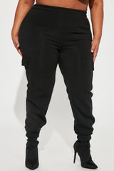 Let's Relax Jogger Sweatpants - Black