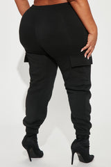 Let's Relax Jogger Sweatpants - Black