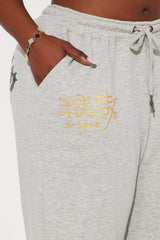 Heart Of Roses Ed Hardy Pant - Heather Grey