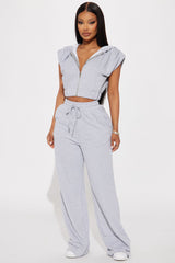 Time Travel Lounge Pant - Heather Grey