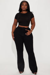 Toledo Sculpting Stretch Bootcut Jeans - Black
