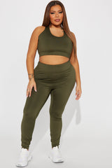 Claudia Elevate Active Legging - Olive