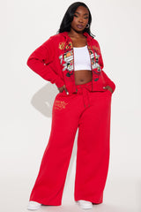 Broken Hearts Ed Hardy Zip Front Hoodie - Red
