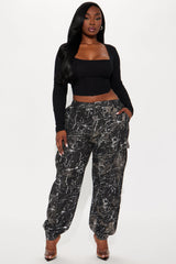 Eye Of The Storm Jogger Pant - Black