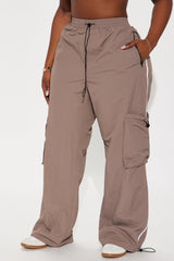 Go Faster Windbreaker Track Pant - Charcoal/combo