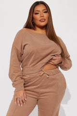 Easy Going Pant Set - Taupe