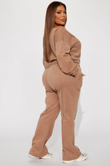 Easy Going Pant Set - Taupe