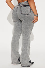 Kaylor High Stretch Flare Jeans - Black Wash