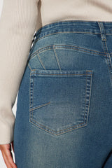 Tall Tucson Booty Lifting Stretch Bootcut Jeans - Dark Wash