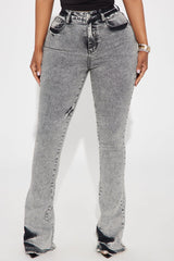 Kaylor High Stretch Flare Jeans - Black Wash
