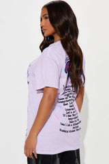 TLC No Scrubs Washed Tee - Lavender