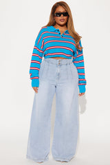 Keep In Line Trouser Jeans - Blue