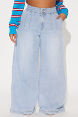 Keep In Line Trouser Jeans - Blue