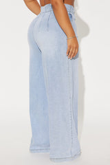 Keep In Line Trouser Jeans - Blue