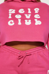 Self Love Club Hoodie - Pink