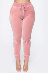 The Original Trendsetter Velour Set - Mauve