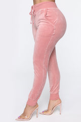 The Original Trendsetter Velour Set - Mauve