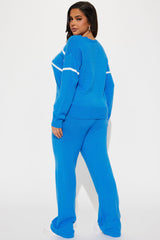 Snow Bunny Sweater Pant Set - Royal