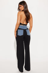 Best Dressed Vest Pant Set - Black