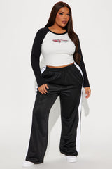 Malibu Getaway Raglan Tee - Black/combo