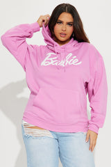 In A Barbie World Hoodie - Pink