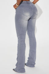 Fatal Attraction Stretch Bootcut Jeans - Blue