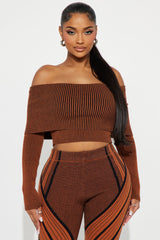 Gone For So Long Sweater Legging Set - Rust