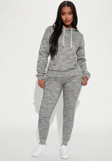 Tennis And Chill Fleece Jogger - Heather Grey