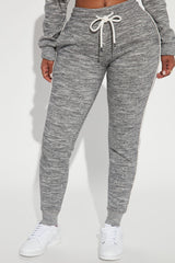 Tennis And Chill Fleece Jogger - Heather Grey