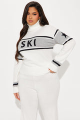 Ski Bunny Sweater Pant Set - Ivory