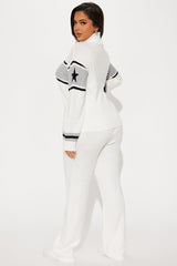 Ski Bunny Sweater Pant Set - Ivory