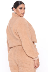 Cuddle Time Cozy Pant Set - Camel