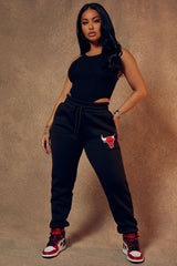 Bulls Set Up Jogger - Black