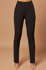 Athena Embellished Pant - Black