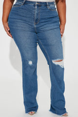 Seven Heavens Stretch Flare Jeans - Medium Wash