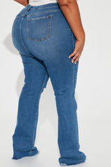 Seven Heavens Stretch Flare Jeans - Medium Wash