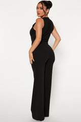 Chelsea Vest Pant Set - Black