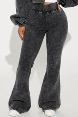 Brooklyn City Washed Sweatpants - Black Wash