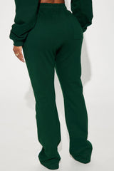 Flight Time Lounge Flare Pants - Green