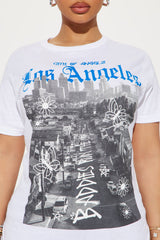 LA Streets Graphic Tee - White