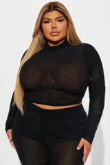 Lead By Example Rhinestone Set - Black