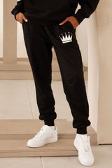 Family Goals Women's Queen Jogger - Black