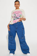 Cosmic Cowgirl Graphic Tee - Cream