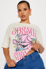 Cosmic Cowgirl Graphic Tee - Cream