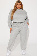 Chill With Me Joggers - Heathered Grey